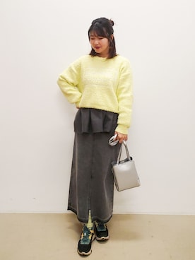 愛さん（レディース・165cm）の冬コーディネート