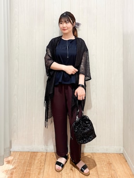 「アイテム（その他ヘアアクセサリー）」を使った、Maaaaachanさん（レディース・165cm）の夏コーディネート