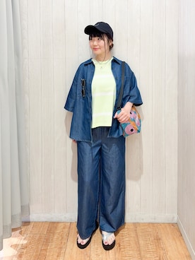 愛さん（レディース・165cm）の夏コーディネート