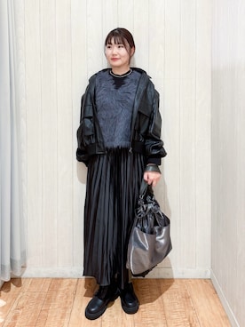 「DRESKIP（ドレスキップ）のアイテム」を使った、Maaaaachanさん（レディース・165cm）の秋コーディネート