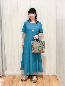 愛さん（レディース・165cm）の夏コーディネート