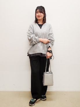 愛さん(レディース・165cm)の冬コーディネート