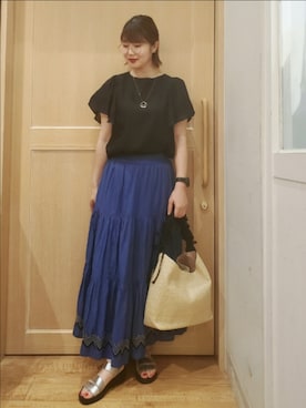 愛さん（レディース・165cm）の夏コーディネート