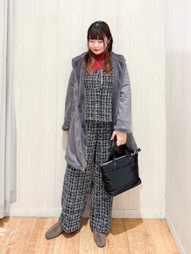 愛さん（レディース・165cm）の冬コーディネート