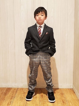 愛さん（キッズ・122cm）の冬コーディネート