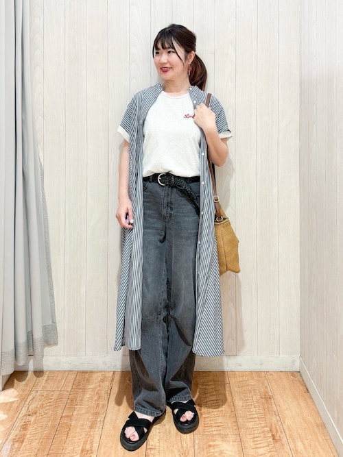 S-LL】ケミカルウォッシュ カーブデニムパンツ（その他パンツ）｜Cutie