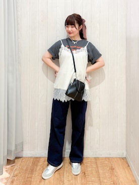 愛さん（レディース・165cm）の夏コーディネート