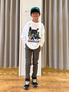 愛さん(キッズ・126cm)の春コーディネート