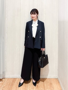 「SHOO・LA・RUE（シューラルー）のアイテム（テーラードジャケット）」を使った、愛さん（レディース・165cm）の冬コーディネート