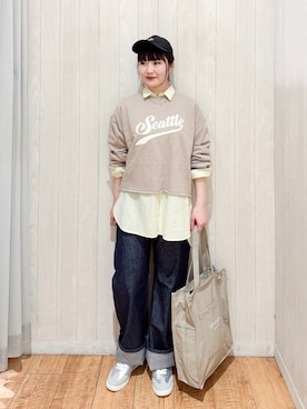 愛さん（レディース・165cm）の春コーディネート