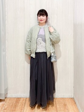 愛さん（レディース・165cm）の冬コーディネート