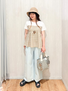 愛さん（レディース・165cm）の夏コーディネート