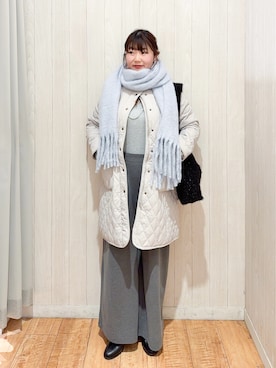 「DRESKIP（ドレスキップ）のアイテム」を使った、愛さん（レディース・165cm）の冬コーディネート