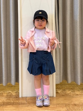 愛さん(キッズ・100cm)の春コーディネート