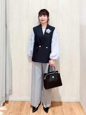 愛さん（レディース・165cm）の冬コーディネート