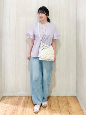 「DRESKIP（ドレスキップ）のアイテム」を使った、Maaaaachanさん（骨格ストレート・レディース・165cm）の夏コーディネート