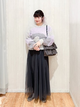 愛さん（レディース・165cm）の冬コーディネート