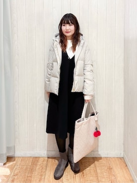 愛さん（レディース・165cm）の冬コーディネート