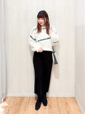 愛さん（レディース・165cm）の冬コーディネート