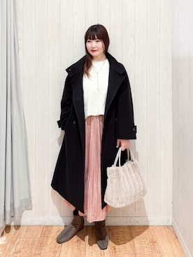 愛さん（レディース・165cm）の冬コーディネート