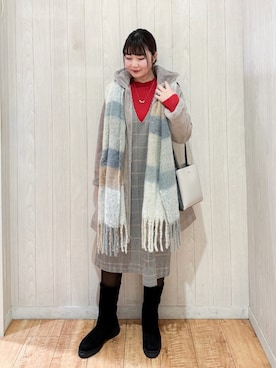 愛さん(レディース・165cm)の冬コーディネート