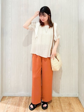 愛さん(レディース・165cm)の夏コーディネート