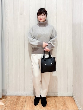 愛さん(レディース・165cm)の冬コーディネート
