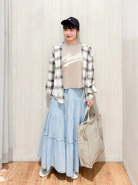 愛さん（レディース・165cm）の春コーディネート