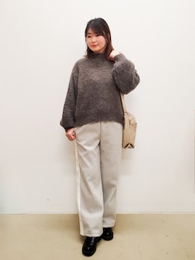 愛さん（レディース・165cm）の冬コーディネート