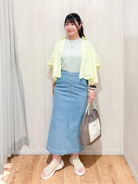 愛さん（レディース・165cm）の夏コーディネート