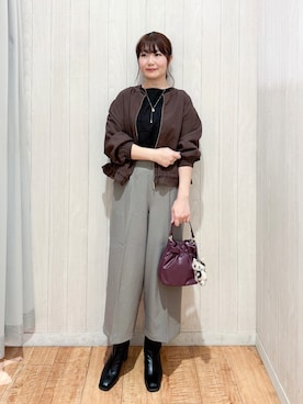 愛さん(レディース・165cm)の秋コーディネート