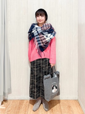 愛さん(レディース・165cm)の冬コーディネート