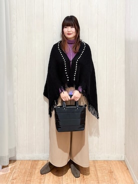 愛さん（レディース・165cm）の冬コーディネート