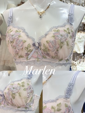 「Risa Magli（リサマリ）のマルレーン ブラジャー (B-C) ＜S Make Type＞（ブラジャー、ピンク系）」を使った、akaneさん（レディース・155cm）の春コーディネート