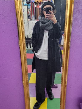 「RUDE GALLERY（ルードギャラリー）のアイテム（その他アウター）」を使った、みーやさん（メンズ・181cm）の冬コーディネート