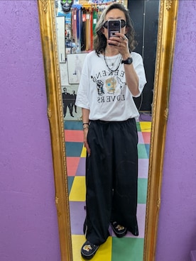 「RUDE GALLERY（ルードギャラリー）のアイテム」を使った、みーやさん（メンズ・181cm）の夏コーディネート