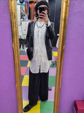 「RUDE GALLERY（ルードギャラリー）のアイテム（ジャケット/アウター）」を使った、みーやさん（メンズ・181cm）の冬コーディネート