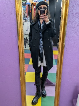 「アイテム（その他アウター）」を使った、みーやさん（メンズ・181cm）の冬コーディネート