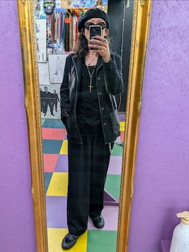 「アイテム（その他アウター）」を使った、みーやさん（メンズ・181cm）の秋コーディネート