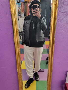 「ROEN（ロエン）のアイテム」を使った、みーやさん（メンズ・181cm）の冬コーディネート