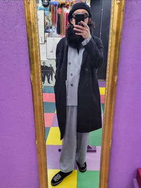 「LEMAIRE（ルメール）のアイテム（その他アウター）」を使った、みーやさん（メンズ・181cm）の春コーディネート