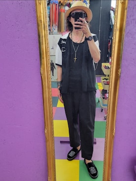 「GAVIAL（ガヴィル）のアイテム」を使った、みーやさん（メンズ・181cm）の夏コーディネート