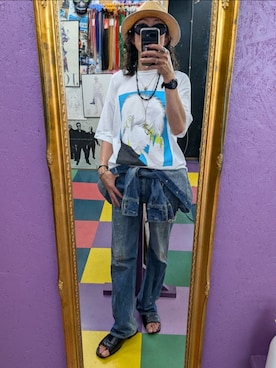 「アイテム（つなぎ/オールインワン）」を使った、みーやさん（メンズ・181cm）の秋コーディネート