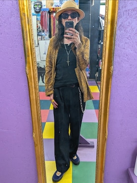 「RUDE GALLERY（ルードギャラリー）のアイテム（シャツ/ブラウス、その他）」を使った、みーやさん（メンズ・181cm）の春コーディネート