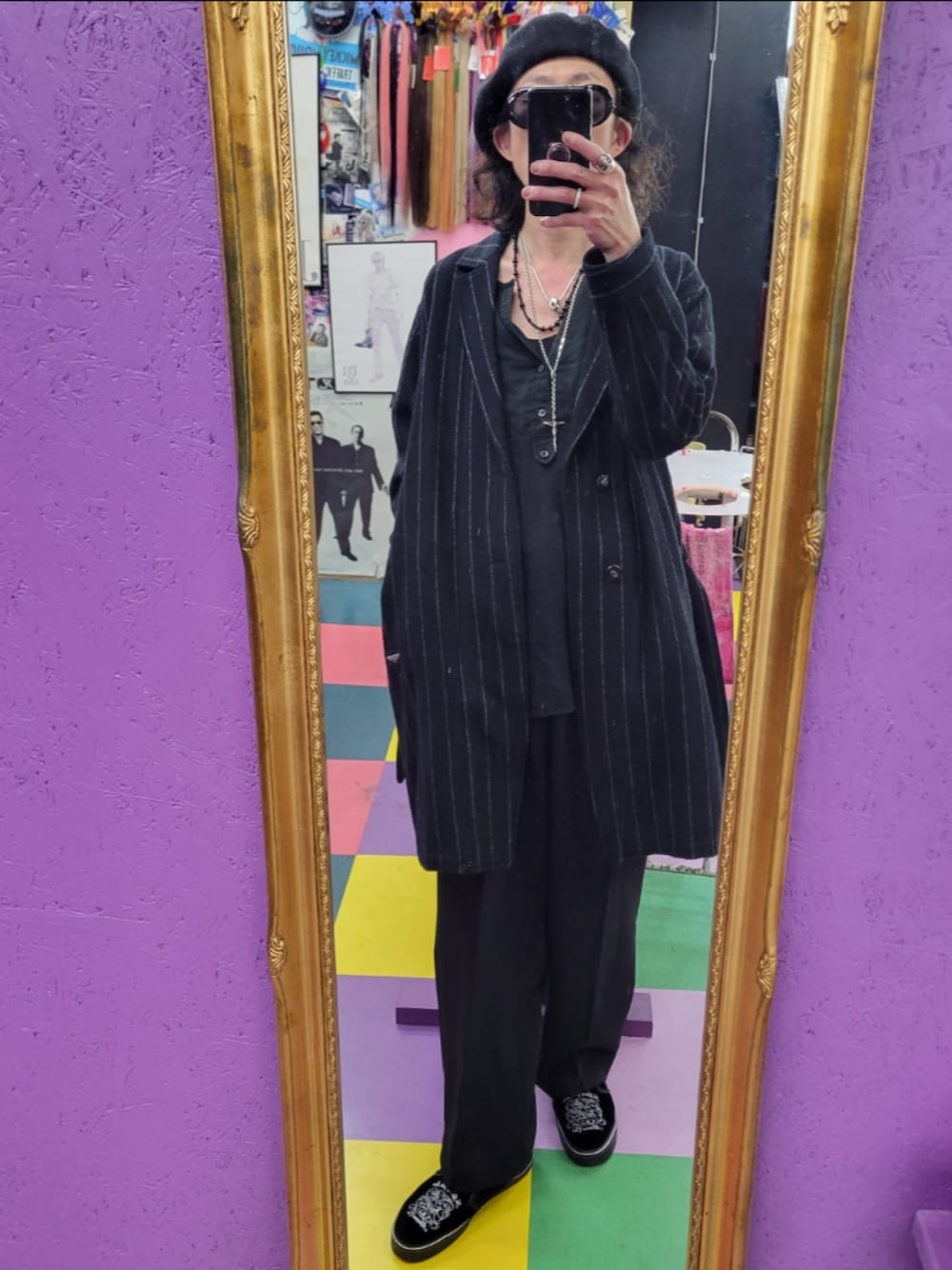 RUDE GALLERYのチェスターコートを使った人気ファッション