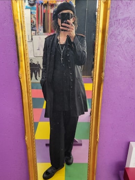 「ROEN（ロエン）のアイテム」を使った、みーやさん（メンズ・181cm）の冬コーディネート