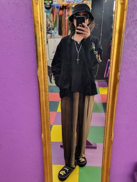 「RUDE GALLERY（ルードギャラリー）のアイテム（その他アウター）」を使った、みーやさん（メンズ・181cm）の春コーディネート