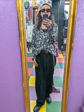 「ZARA（ザラ）のアイテム（シャツ/ブラウス、その他）」を使った、みーやさん（メンズ・181cm）の夏コーディネート