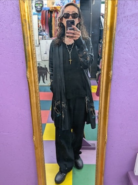 「RUDE GALLERY（ルードギャラリー）のアイテム」を使った、みーやさん（メンズ・181cm）の春コーディネート