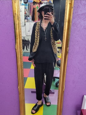 「ROEN（ロエン）のアイテム」を使った、みーやさん（メンズ・181cm）の夏コーディネート